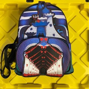 Loungefly Alice in Wonderland Queen of Hearts Villians Mini Backpack